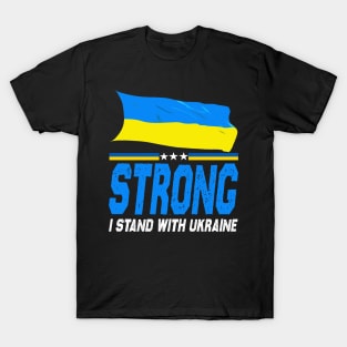 Ukraine trident Ukraine flag Ukrainian flag Ukraine T-Shirt